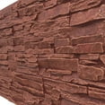 thumbnail image 4 of Ekena Millwork 45 3/4"W x 24 1/2"H x 1 1/4"D Canyon Ridge Stacked Stone, EverStone Faux Stone Siding Panel, Sun Valley, 4 of 9
