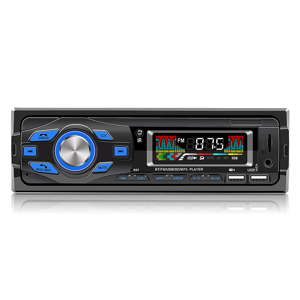 TureClos Car Radio Player Bluetooth-Compatible Automotive Stereo Audio  System Auto External Electronics Multimedia Accessories 