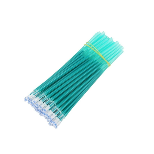 tredstone 100Pcs 0.5mm Replacement Ink Erasable Pen Refills Fine Point Business Gifts Green