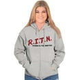 thumbnail image 4 of Raised in 90s Throwback Nostalgia Unisex Fleece Graphic Zip Up Hoodie Brisco Brands 5X, 4 of 5