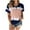 Navy, variant on Womens T-shirts,Women's Short Sleeve Tops Tie Dyeing Gradient Fashion Print Casual Loose Blouse Women Tops on sale under $10 S-2XL