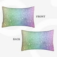 thumbnail image 4 of Daiia Beautiful Glitter Bedding Waterproof Pillow Protector Zippered Queen – Bed Bug Proof Pillow Encasement-16"x24", 4 of 9