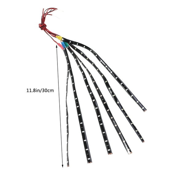 6 PCS Flexible Car Rope Light Car Light Car Rope Light Car LED Strip Light Car LED Rope Light
