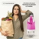 thumbnail image 4 of Carrito Plegable Multifuncional Queen Sense Ideal Para Mandado Supermercado Con Bolsa De Lona Color Rosa, 4 of 6