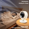 thumbnail image 4 of Desktop Air Circulator Fan, Adjustable Angle Automatic Swinging 90 Degree Oscillating Desk Fan Low Noise  for Home Office, 4 of 7