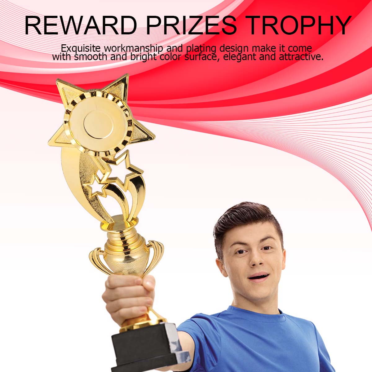 Masteelf 3 pcs Game Trophy Competitions Award Trophy Creative Reward