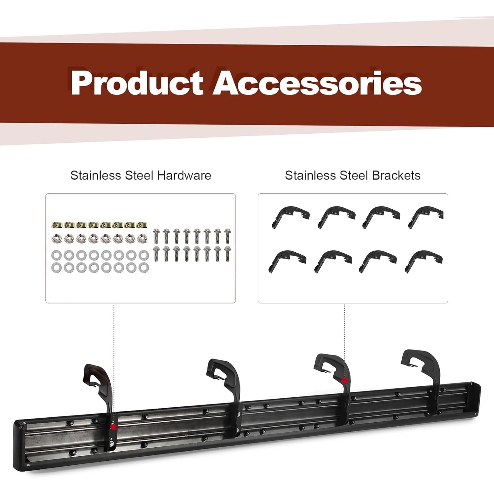 XTWEEX Running Boards Side Step Nerf Bar Fit 2007-2018 Chevy Silverado/GMC Sierra 1500, 2007-2019 2500HD 3500HD Crew Cab 6 inch Black Aluminum Alloy