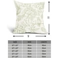 thumbnail image 4 of Chinoiserie Green White Floral Pillow Covers 18X18 Inch French Country Vintage Flowers Bird Decorative Pillow Cases Set of 2 Seasonal Cotton Linen Throw Pillows Farmhouse Home Decor For Sofa Couch, 4 of 6