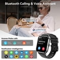thumbnail image 4 of Reloj inteligente Jacoosa con pantalla táctil HD de 1,83 pulgadas, Bluetooth Android/iOS, 4 of 7