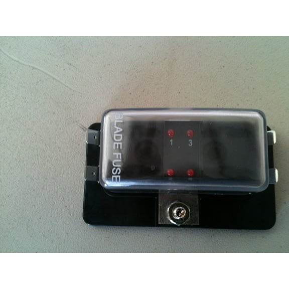 4pole L.e.d Indicating Fuse Block W/cover - Atc Blade Style Fuse Block