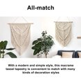 thumbnail image 3 of Tapestry Modern Simple Design Wall Hanging Ornament Cotton 4 5 3 Rope Macrame Tassel Decoration for Home, 3 of 7
