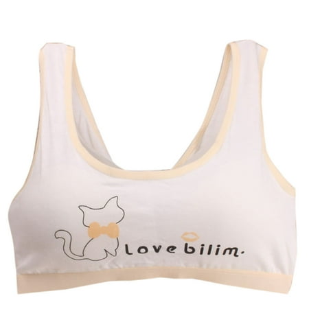 

New Lovely Girls Printing Underwear Bra Vest Children Underclothes Sport Undies CHMORA