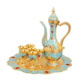 thumbnail image 4 of yuksok Turkish Coffee Pot Set Drinkware Wedding Gift for Home Living Room Tea Table light green, 4 of 9