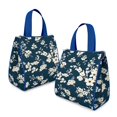 thumbnail image 2 of Pioneer Flower Floral Print Pattern Insulated Lunch Bag for Women & Adults,Large Portable Soft Cooler Lunch Bag,Thermal Food Storage Tote with Pearl Cotton,8.66L,8.75x5.75x9.5 Inch, 2 of 6