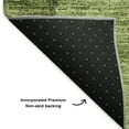 thumbnail image 3 of Addison Rugs Mayfield Washable Transitional Ombre Olive Round Rug, 8' x 8', 3 of 5
