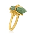 thumbnail image 3 of Ross-Simons Jade Bumblebee Ring in 18kt Gold Over Sterling, Women's, Adult, 3 of 6