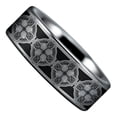 thumbnail image 6 of Tungsten Celtic Cross Ring, 6 of 7
