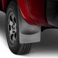 thumbnail image 2 of Fits 2005-2015 Toyota Tacoma Weathertech Mud Flap 120033 Direct-Fit; Set of 2; Contoured; Without Logo; Black; Thermoplastic; QuickTurn Fastening System, 2 of 3