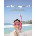 thumbnail image 3 of Reef Tourer Youth Single-Window Mask & Snorkel Set for Kids Ages 4-9, Clear Pink, 3 of 7