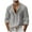 Gray, variant on Mens Casual Tops Long Sleeve Cotton Linen Vacation Work Shirts Loose Fit Button down Plain Lapel Collar Beach Tops(Medium,Gray)