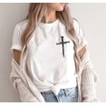 thumbnail image 2 of Cross Shirt, Faith Cross Unisex Shirt, Christian Gift, Faith Gift, Christian Shirts, Gift For Him, Gift For Her, Faith Cross, Fathers Day Shirt, 2 of 4