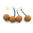 thumbnail image 3 of Llavero creativo redondo de 50 mm con bola de corcho, llavero con bola flotante de corcho, 3 of 5