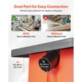 thumbnail image 6 of VEVOR Oscillating Spindle Sander, 2400RPM Benchtop Spindle Sander with 6 Sleeves (1/2"-3"), 5/8" Stroke & 15.4 x 16.3-inch Wide Worktable for Furniture Finishing, Crafts Sanding, DIY Woodworking, 6 of 9