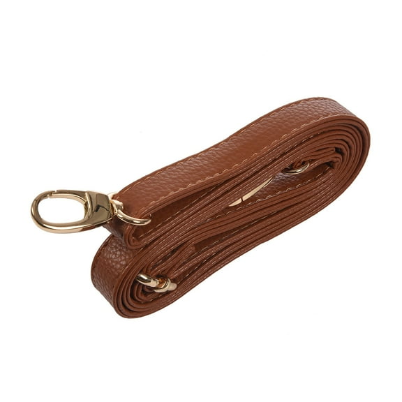 DIY Replacement Leather Bag Shoulder Strap Handle Body Adjustable 140*2cm, Brown,1 x Handbag handle,Brown