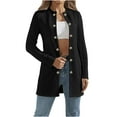 thumbnail image 2 of YFNNUP Womens Long Cardigan Coat Oversized Fall Cable Knit Sweater Coats 2025 Dressy Open Front Work Jackets, 2 of 7