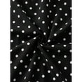 thumbnail image 3 of Black And White Polka Dot Off-Shoulder Midi Dress For Women Casual Summer Vacation Dress, 3 of 6
