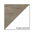thumbnail image 7 of Bush Furniture Key West Tall 5 Shelf Bookcase, Set of 2, Pure White & Shiplap Gray, 7 of 7
