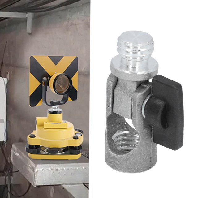5/8-11 Prism Adapter, Stable Support Prism Pole Adapter for RTK GPS Total Station