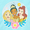 Princess, variant on Character Toddler Varsity Jacket, Sizes 2T-5T