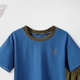 thumbnail image 7 of Toddler boys and girls easter summer short sets outfits cotton crewneck short sleeve playwear 2pc sets,cute,soft,lightweight,casual,outdoor Blue 9-10 Years, 7 of 7