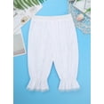 thumbnail image 7 of Aislor Kids Girls Edwardian Victorian Pantaloons Loose Pants Lightweight Bloomers Pants Fancy Dress up, 7 of 7