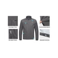 thumbnail image 4 of Little Donkey Andy Men's Lightweight Golf Windbreaker Jacket Windproof Waterproof Outdoor Running Coat Grey XL, 4 of 7