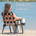thumbnail image 6 of GoSports Outdoors WOVN Beach Backpack Chair - Premium Folding Camping Chair - 9 Styles Available - MESA, 6 of 7
