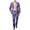 Purple, variant on Men's Halloween Suit Jacket Pant Set Formal Party Outfit Stylish Trouser Combo for