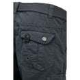 thumbnail image 4 of X RAY JEANS Men's 12.5" Inseam Cargo Shorts, Steel, 38, 4 of 5