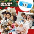 thumbnail image 3 of Wearable Bracelet Bible Bracelet With Nfc Daily Verse God Bracelet COUPLES~ NEW, 3 of 7