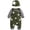 BJUTIR666-Green, variant on Boys Clothes Set Casual Star Print Outfit Overall Pants Long Sleeve Shirt And Hat Three Piece Set Durable Clothing Set Size 2-3 Years