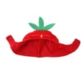 thumbnail image 6 of Pet Hats Dog Ears Warm Head Wrap Funny Cat Strawberry Headgear for Holiday Decoration, 6 of 8
