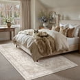thumbnail image 5 of BERTHMEER 8'x10' Area Rugs for Living Room Vintage Beige and Tawny Rugs for Bedroom Office Machine Washable Large Farmhouse Dining Room Oriental Carpets Non Slip Traditional Distressed Rugs, 5 of 8