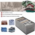 thumbnail image 6 of Closets Clothes Organizer Pants Jeans Storage Box Cabinet Organizer Drawers Underwear Socks T-Shirt Wardrobe Storage Organizers, 6 of 9