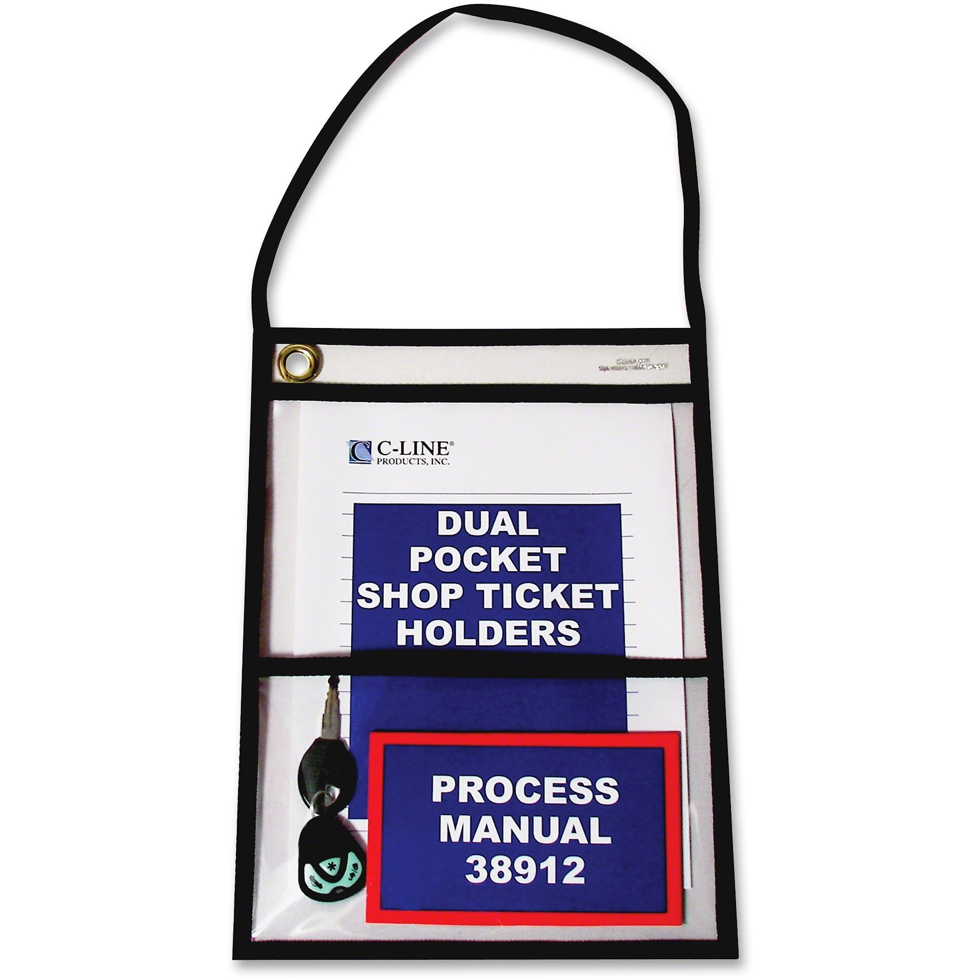 CLine Shop Ticket Holders with Strap, Stitched, 150", 9 x 12, 15/BX