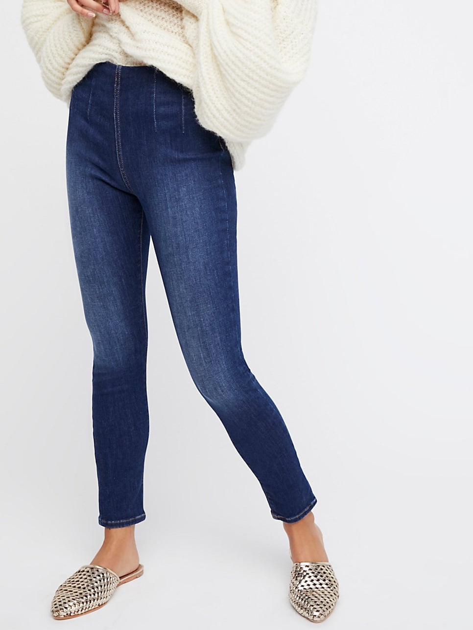 Free People Ultra High Pull On Skinny 