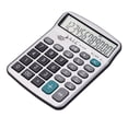 thumbnail image 2 of Calculadora de escritorio musical de 12 dígitos Pantalla LCD grande Función estándar Calculadora ele Meterk Calculadora, 2 of 7