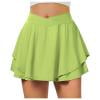 thumbnail image 5 of Teissuly Women's Sports Solid Color Pocket Yoga Pants Skirt With High Waist, 5 of 5