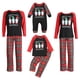 thumbnail image 1 of Pijamas navideños familiares Fiomva, conjunto familiar de pijamas navideños a cuadros de ciervo, ropa de dormir navideña para adultos, niños y bebés., 1 of 8