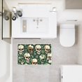 thumbnail image 5 of Halloween-themed Doormats, Washable Colorful Skulls Door Mats Multifunctional Earthy Tones Cheerful and Humorous Mood Green Camouflage Doormat Outdoor Entrance for Porch Farmhouse Deco, 19.7"x31.5", 5 of 5